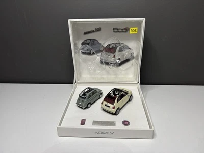 1/43  Norev Fiat Nuova 500 1957 Fiat 500C 2009 (i) - Photo 1/4