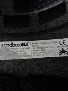 Sandbox Unisex Classic 2.0 Snow Ski and Snowboard Helmet 2016 Missing Insert - Picture 1 of 6