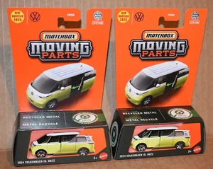 MATCHBOX 2024 VOLKSWAGEN ID BUZZ MOVING PARTS LOT OF 2  NEW - Picture 1 of 7