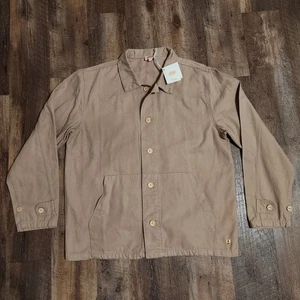 Armor Lux Fisherman's Jacket XL Cotton Canvas Tan 72932 - Picture 1 of 7