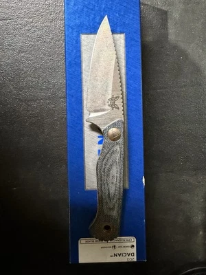 Benchmade Dacian 203 Blue Denim Micarta CPM-MagnaCut - Image 1 of 3