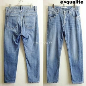 E Qualite Boys Slim Denim L Strong Stretch Ming Blue Made In Japan - Picture 1 of 8