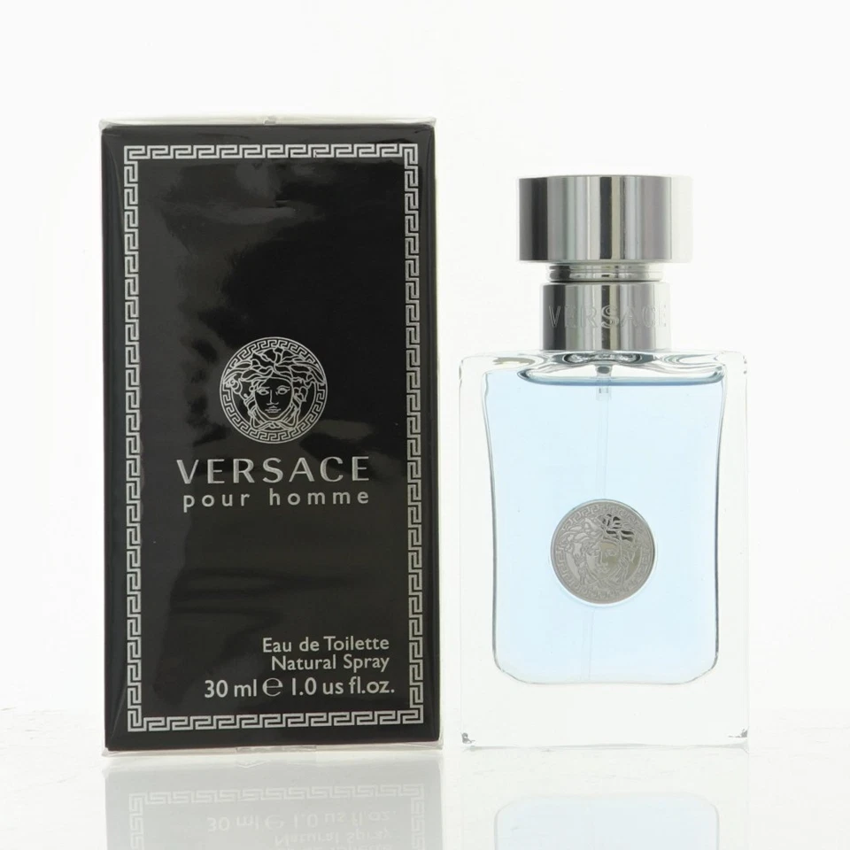 Versace Pour Homme para Hombres 1 OZ Eau De Toilette Caja de Spray Foto 1 de 1