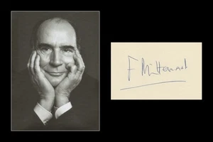Francois Mitterrand (1916-1996) - President of France - Signed album page - 1981 - Picture 1 of 3