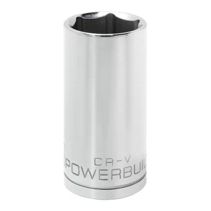 Powerbuilt 1/2 Inch Drive x 1-1/8 Inch 6 Point Deep Socket - 642215 - Picture 1 of 5