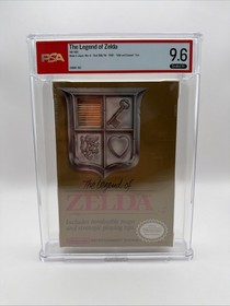 The Legend of Zelda, Nintendo NES, Oval Seal, Sealed, PSA 9.6 Sealed A+ WATA