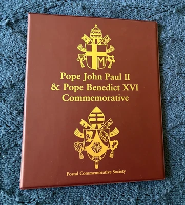 Pope John Paul II & Pope Benedict Postal Commemorative Society Collection - Image 1 of 2
