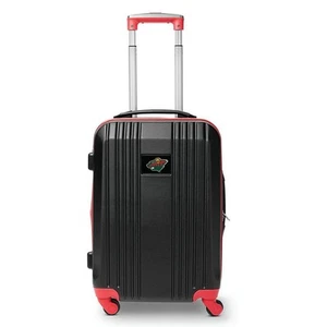 NHL Minnesota Wild 21 Zoll Roter Hartschalenkoffer 2-farbig Gepäck Handgepäck Spinner Koffer - Bild 1 von 6