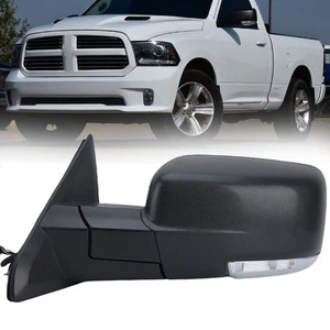 Textured Left Mirror For Ram 1500 2500 3500 13-2018 Power Fold Turn Signal Light - Bild 1 von 23