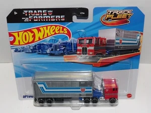 Hot Wheels Track Fleet   ~ OPTIMUS PRIME ~  Transformers Diecast 2025 NEW - Picture 1 of 14