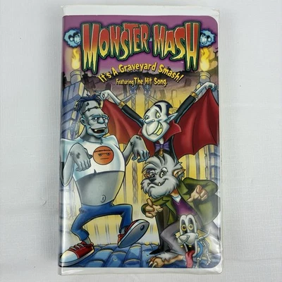 Monster Mash (VHS, 2000) Clamshell Case Universal DIC  Vintage Animated Cartoon - Image 1 of 4