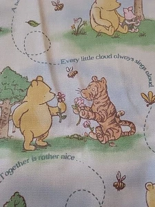 Classic Pooh 2353 Disney, Winnie the Pooh Cotton canvas fabric panel 44"×108" - Picture 1 of 11