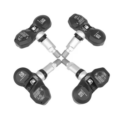 Sensor de pressão dos pneus 4 peças TPMS 7PP907275F ajuste Audi A4 A6 A8 Q7 R8 433MHz EUA - Imagem 1 de 4