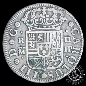 1761 - 2 REALES - Carlos III - Madrid JP - MBC+/MBC - Picture 1 of 2