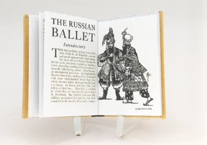 Dolls House 1:12 scale Miniature Book,The Russian Ballet, Ellen Terry, 1913 - Picture 1 of 13