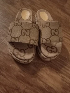 sandalias de plataforma gucci angelina maxi gg - Imagen 1 de 6
