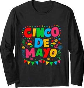 Fiesta Squad Family Matching Cinco de Mayo Long Sleeve T-Shirt - Picture 1 of 7