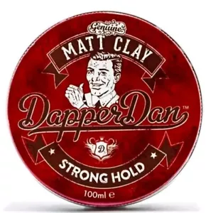 Dapper Dan Matt Clay Strong Hold Hair Styling Product For Men 100ml - Picture 1 of 2