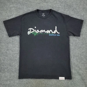 Diamond Supply Co Shirt Men's Medium Black Logo Graphic Tee Short Sleeve Adult M - Picture 1 of 13