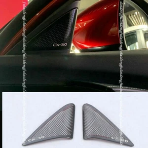 For Mazda CX-30 2020-2022 Black titanium Inner A Post Speaker Frame Cover Trim - Picture 1 of 5
