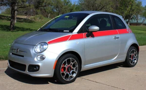2011 2012 2013 2014 SE5 Side Decals Stripes Graphics 3M Pro Vinyl for Fiat 500 - Picture 1 of 5