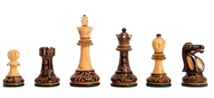 The Burnt Reykjavik II Chess Set - Pieces Only - 3.75" King - Picture 1 of 1