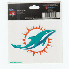 Miami Dolphins Team Logo Window Decal, 2 Decal Set