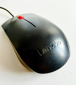 LENOVO MOJUUO SM50L24505 00PH133 003H1A7 USB Optical Mouse Black 1600-DPI PC - Picture 1 of 2
