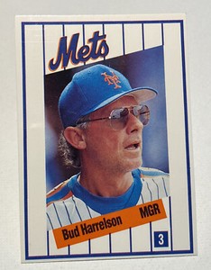 1991 Bud Harrelson Kahn’s Baseball Card NY Mets