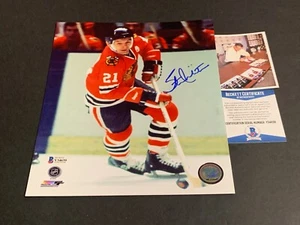 Beckett autografiado Stan Mikita Chicago Blackhawks firmado 8x10 certificado de autenticidad l - Imagen 1 de 1