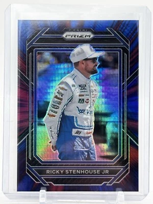 2023 Panini Prizm NASCAR Racing Ricky Stenhouse Jr Hyper Red Blue 199/299 - Image 1 of 3