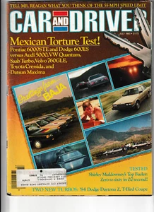 Car and Driver Magazine July 1983 Issue. Mexican Torture Test! - Picture 1 of 1