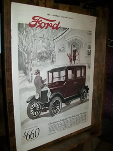 1926 Ford Model T Fordor Großmagazin Autoanzeige - "Weihnachten schlägt dies vor...Kauf" - Bild 1 von 1