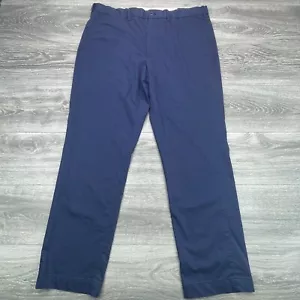 Polo Ralph Lauren Golf Pants Mens 38x32 Navy Tailored Fit Dress Casual Academia - Picture 1 of 14