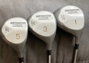 Northwestern Titanium Composite 1 3 5 Woods Golf Club Set RH - Picture 1 of 20