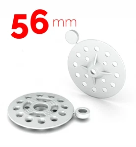 Insulation washers tightening discs with caps 56mm for Celotex Marmox Kingspan - Picture 1 of 6