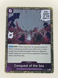 Conquest of the Sea OP08-077 R Two Legends - ONE PIECE Card Game ENGLISH - Picture 1 of 1