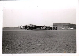 WW2 RAF Avro Anson Aircraft At Airfield Original photo 3.25x2.25 Inch - Picture 1 of 2
