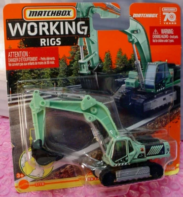 2023 Matchbox Working Rigs MBX EXCAVATOR 1/16☆ green;National Parks - Image 1 of 4