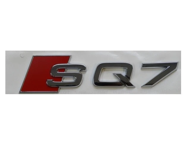 Originale Audi SQ7 Scritta Emblema Logo Cromo Autoadesivo 4M0853735 2ZZ - Immagine 1 di 1