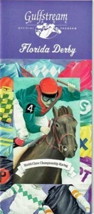 1998 Florida Derby program unused Coronado's Quest Favorite Trick Horse Racing - Picture 1 of 2