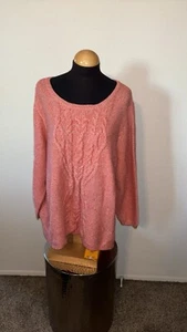 Dress Barn Westport Cable Knit Sweater size 3X NWT - Picture 1 of 10