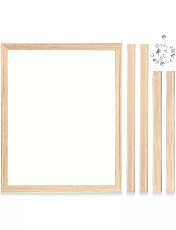 SODIAL 2pacs 40X50 cm Wooden Frame DIY Picture Frames Art Suitable for Home Decor7277