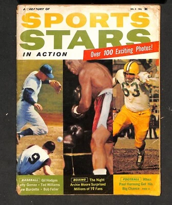 1962 TREASURY OF SPORTS STARS MAGAZINE, OVER 100 EXCITING PHOTOS! - Image 1 of 2