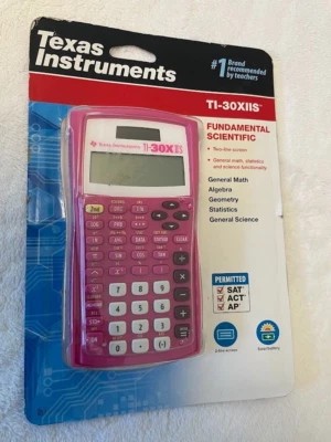 Texas Instruments TI-30X IIS Two-Line Scientific Calculator (PINK) Brand New SAT - Image 1 of 2