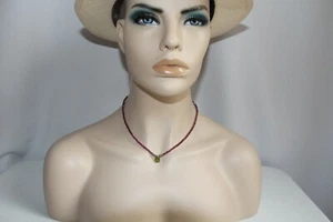 Sterling Silver Amethyst and Peridot Necklace. Gorgeous  - Picture 1 of 12