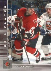 2001-02 BAP Memorabilia Senators Hockey Card #3 Radek Bonk