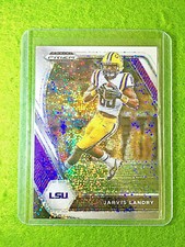 JARVIS LANDRY WHITE SPARKLE PRIZM CARD JERSEY #80 LSU BROWNS  /20 SSP 2021 Prizm