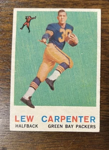 1959 TOPPS #95 LEW CARPENTER (RC) GREEN BAY PACKER - Bild 1 von 2