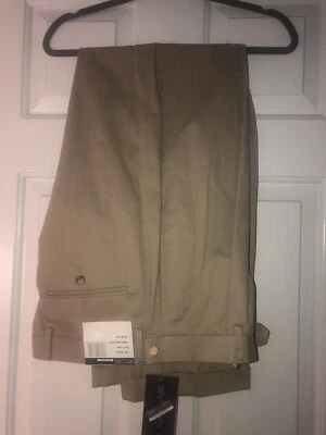  Britches Men's Khaki Beige All Season CottonPleated Pants 34 x 32 NWT - Image 1 of 4